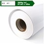 Rouleau de papier pour table traçante jet d’encre - Papier photo brillant 260 g/m² - Format A1/A2 61 cm x 30 m - Imperméable, co