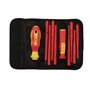 Draper XP1000 05721 Lot de 10 tournevis de précision | Lame interchangeable à double isolation VDE | Ensemble de tournevis pour