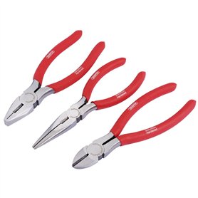 Draper Redline 67924-Jeu de pinces de 160 mm avec poignées trempées dans du PVC (3 pièces)
