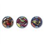 Yokai B5944 - 1 enveloppe CONTENANT 3 MÉDAILLES SURPRISES CHACUNE (COULEURS ASSORTIES)