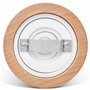 Cole & Mason London Moulin à sel – Shaker à épices rechargeable avec un design en bois de qualité supérieure – Réglable pour ass