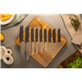 Zyliss - Couteau à Légumes en Acier Inoxydable Allemand Tranchant de 9 Cm-3. 5 Pouces avec Manche Antidérapant en Paille de Blé 