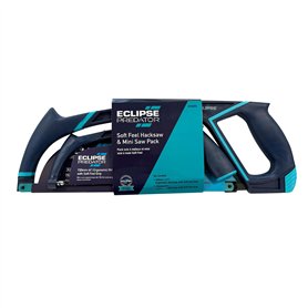 Eclipse Professional Tools EPH2PS Scie à métaux (12") et mini scie à métaux (6") - Scie à main ergonomique à prise en main confo