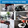 Kit de réparation de rayures Glass polish - Pour bricolage et système Gp-wiz - Élimine les rayures, les dépôts minéraux, les dom