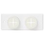 Bulk Hardware BH02004 Accroche serviette/torchon double avec vis