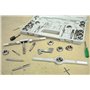 Hilka 48404002 Jeu de tarauds et filières Acier allié