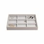 Stackers Boucles d'oreilles classiques Taupe