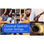 Adagio Pro Lot de 2 cordes en nylon pour guitare acoustique classique Tension moyenne