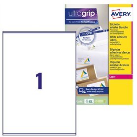 Avery Étiquettes Autocollantes Blanches
