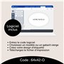 Avery Étiquettes Autocollantes Ovales 64x42 mm - Pack de 180 Papier Blanc Mat - Personnalisables Étiquette Avery Imprimables Las