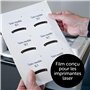 Avery Étiquettes Autocollantes Carrées 80x80 mm - Pack de 60 en Polyester Blanc - Personnalisables et Imprimables pour Laser/Jet