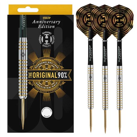 Harrows Jeu de fléchettes à Pointe en Acier 90% tungstène | Disponible en 22