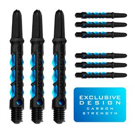 Harrows Darts Lot de 3 jeux de tiges de fléchettes ST en carbone – 9 tiges de fléchettes au total – Moyen
