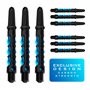 Harrows Darts Lot de 3 jeux de tiges de fléchettes ST en carbone – 9 tiges de fléchettes au total – Moyen