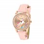 Tikkers Filles Analogique Quartz Montre avec Bracelet en Polyuréthane TK0201
