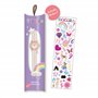 Tikkers Filles Analogique Quartz Montre avec Bracelet en Polyuréthane TK0203