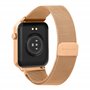 Reflex Active Amoled Series 30 Montre intelligente avec bracelet en maille en acier inoxydable 4,5 cm