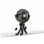 Munchkin Ventilateur de Poussette | Ventilateur Mini 360° Portable avec Lumières LED et 4 Vitesses | Indispensable Bébé | Noir