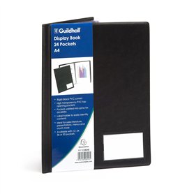 Exacompta - Réf. CDB24Z - Carton de 5 protège-documents - 24 pochettes lisses de très haute qualité - 48 vues - pour A4 - dim 25