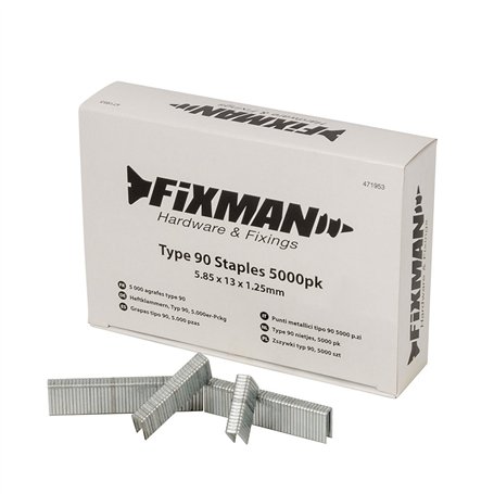 Fixman 471953 5 000 agrafes type 90 5