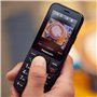 Panasonic Téléphone Portable KX-TU250EXB 4G Essentials, Bouton d'appel d'urgence SOS, Fonction Mains Libres, Grand écran