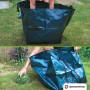 2 X Résistant Jardin Sac Déchets Ordures Superflues Pelouse Sac Imperméable Couleur vert foncé