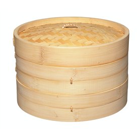 KitchenCraft World of Flavours - Panier de Cuisson Vapeur en Bambou