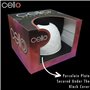 Cello Photophore en Porcelaine – Motif Tournesol & Papillon avec Projection 3D et Message pour Bougies Chauffe-Plat parfumées ou