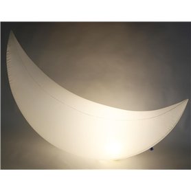 Toyland® Géant Gonflable Flottant Multi Couleur LED Décoration Lumineuse en Forme de Lune - 1.35m x 43cm x 89cm (53" x 17" x 35"