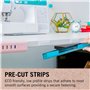 VELCRO Marque | Bandes Eco adhésives | Bandes Autocollantes Résistantes à Crochets et Boucles, sans Vis | Parfaites pour la Déco