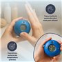 TensCare Digi Pingouin Thermomètre de Bain Bébé – Pingouin Flottant avec Écran LCD, LED Température, Silicone sans BPA, Pile Lon
