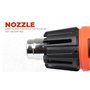 BLACK+DECKER KX2001K-QS Décapeur thermique filaire - 8 accessoires - Livré en coffret 2000W, 230V, 2000W