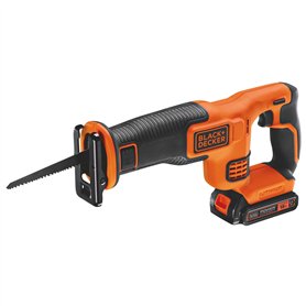 BLACK+DECKER BDCR18E1-QW Scie sabre sans fil - 1 batterie - 1 lame de 140mm- 18V