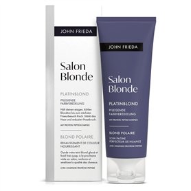John Frieda Salon Blonde – Blond platine – Finition de couleur – Maintient le ton blond froid et glacé jusqu'à la prochaine visi