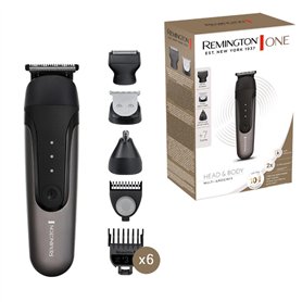Remington ONE Tondeuse électrique [Multifonction 10-en-1] Visage & corps (3 têtes interchangeables: cheveux