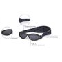 Dooky Baby Banz Blue Star Lunettes de soleil pour bébés (lunettes pour enfants de 0 à 2 ans, protection UV-A & UV-B, protection 