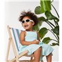 Dooky Baby Banz Blue Star Lunettes de soleil pour bébés (lunettes pour enfants de 0 à 2 ans, protection UV-A & UV-B, protection 