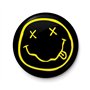Badge Nirvana Smiley avec logo