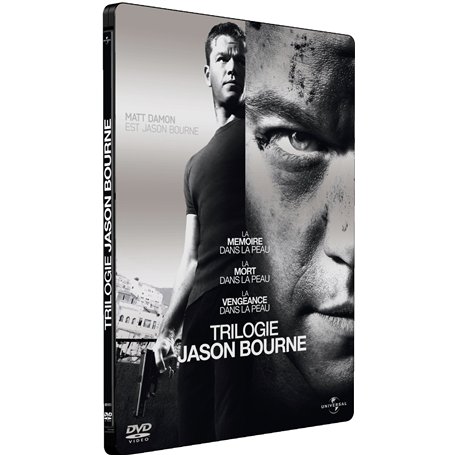 Jason Bourne-Coffret trilogie : La mémoire Mort Vengeance dans la Peau [Pack Collector boîtier SteelBook]