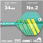 Target Darts Rob Cross 22G Brass Steel Tip Darts Set - Jeu de fléchettes Voltage, Rob Cross Player Edition, kit Complet de fléch