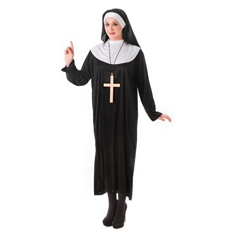 Bristol Novelty Ac982 Costume Nonne Taille plus