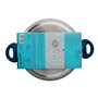 Tasty 678540 Casserole à induction avec dosage d'huile et couvercle, casserole, faitout, faitout à induction, Aluminium pressé, 