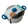 Tasty 678540 Casserole à induction avec dosage d'huile et couvercle, casserole, faitout, faitout à induction, Aluminium pressé, 