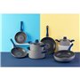 Tasty 678540 Casserole à induction avec dosage d'huile et couvercle, casserole, faitout, faitout à induction, Aluminium pressé, 