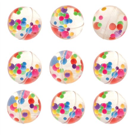 Baker Ross Balles rebondissantes à Perles Arc-en-Ciel (Lot de 8) - Idéales pour Les Pochettes-Surprises ou comme Cadeau pour Les