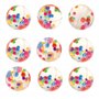 Baker Ross Balles rebondissantes à Perles Arc-en-Ciel (Lot de 8) - Idéales pour Les Pochettes-Surprises ou comme Cadeau pour Les