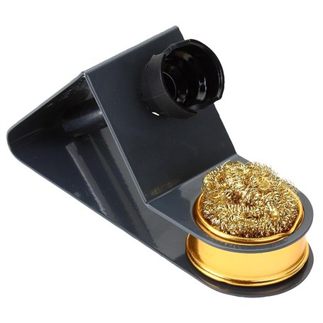 Duratool D03173 Support pour fer à souder avec boule de nettoyage
