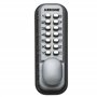 HOPPE 87128205 Arrone AR/D-195mc Digital Push Button Verrouillage de Porte Key Pad – Argent
