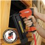 Tacwise 1804 Cloueuse pour Clous Brad/Agrafeuse Pneumatique 2 en 1 avec 1000 Clous de Type 18G / 30 mm et 800 Agrafes de Type 90