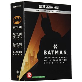 Batman - 4 Films : Collection 1989-1997 [4K Ultra-HD + Blu-Ray]